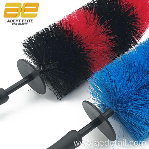 Racing mini type car wheel brush